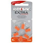 Rayovac Extra Hearing Aid Batteries Size 13 - 10 Pack (60 Cells) - Accessories4hearingaids